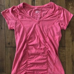 Zella Z5 Ruched Active Tee Large